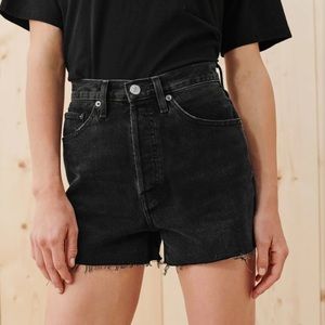 RE/DONE - Cutoff Shorts Black